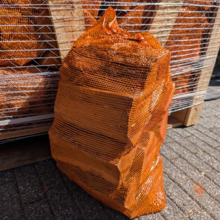 Eikenhout in netzak (40L) | Haardhout & Co Someren